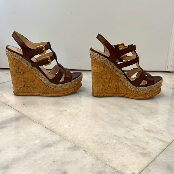 Prada Brown Wedges - Picture 2 of 4
